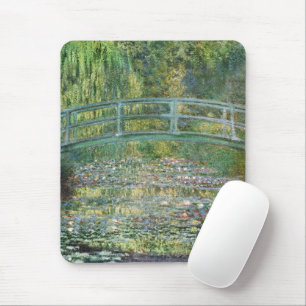 Claude Monet Japanische Brücke Seerosen Kunst Mousepad