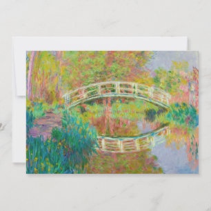 Claude Monet - Japanische Fußgängerbrücke, Giverny Dankeskarte