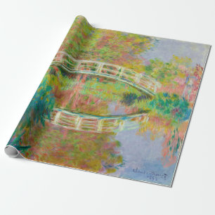 Claude Monet - Japanische Fußgängerbrücke, Giverny Geschenkpapier