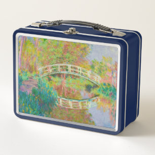 Claude Monet - Japanische Fußgängerbrücke, Giverny Metall Brotdose