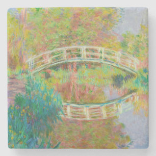 Claude Monet - Japanische Fußgängerbrücke, Giverny Steinuntersetzer