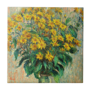 Claude Monet - Jerusalem-Artischockenblüten Fliese