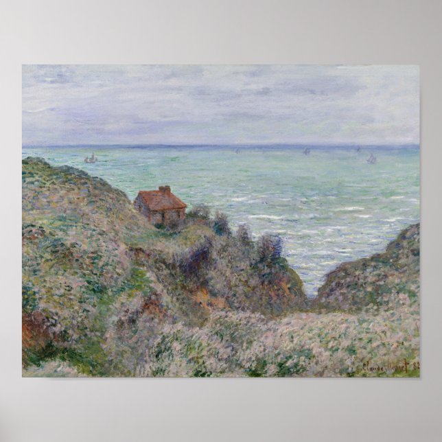 Claude Monet - Kabine der Zollwache Poster (Vorne)