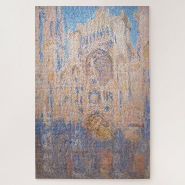 Claude Monet - Kathedrale Rouen bei Sonnenuntergan (Vertikal)