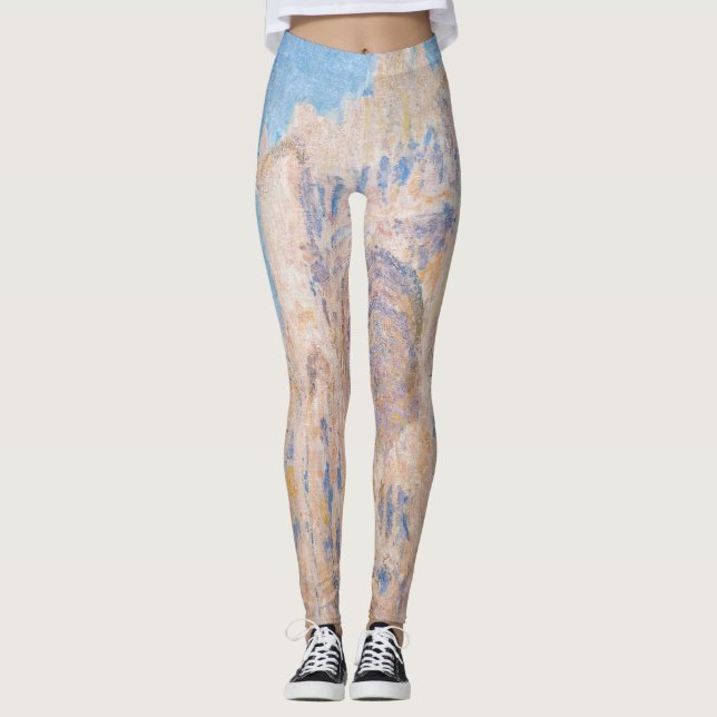Claude Monet - Kathedrale Rouen bei Sonnenuntergan Leggings (Vorderseite)