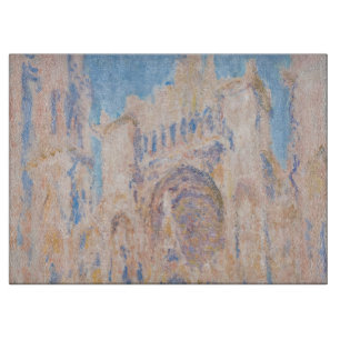 Claude Monet - Kathedrale Rouen bei Sonnenuntergan Schneidebrett