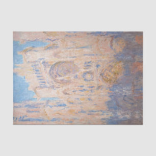 Claude Monet - Kathedrale Rouen bei Sonnenuntergan Seidenpapier