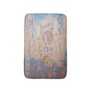 Claude Monet - Kathedrale von Rouen bei Sonnenunte Badematte
