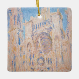Claude Monet - Kathedrale von Rouen bei Sonnenunte Keramikornament