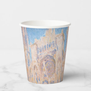 Claude Monet - Kathedrale von Rouen bei Sonnenunte Pappbecher
