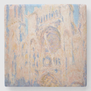 Claude Monet - Kathedrale von Rouen bei Sonnenunte Steinuntersetzer