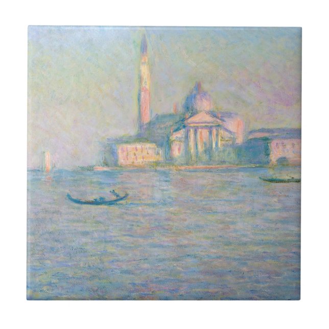 Claude Monet - Kirche San Giorgio Maggiore Fliese (Vorderseite)