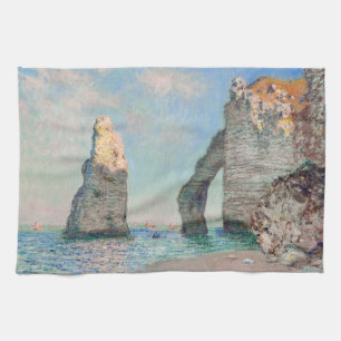 Claude Monet - Klippen bei Etretat Geschirrtuch