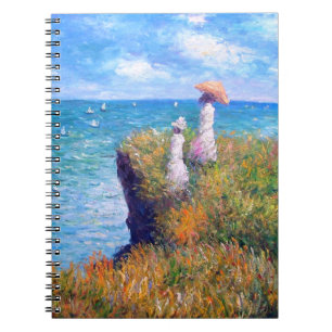 Claude Monet: Klippen-Weg bei Pourville Notizblock