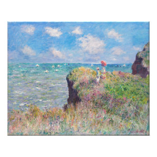 Claude Monet - Klippenweg in Pourville Fotodruck