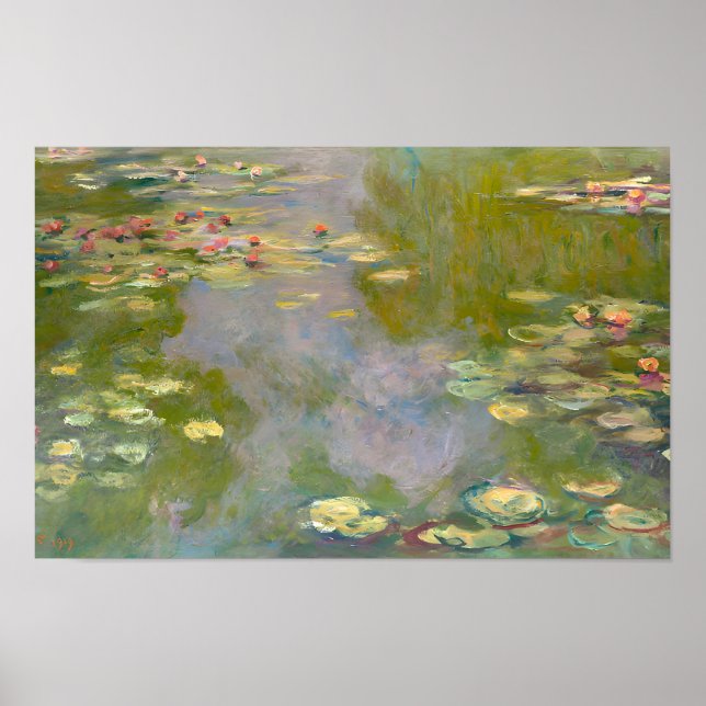 Claude-Monet-Kunststil Poster (Vorne)