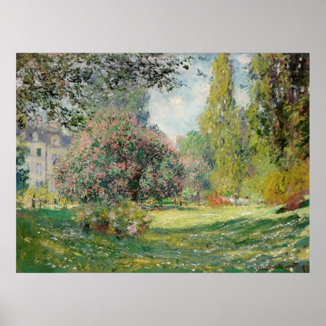 Claude Monet Kunstwerk Poster (Vorne)