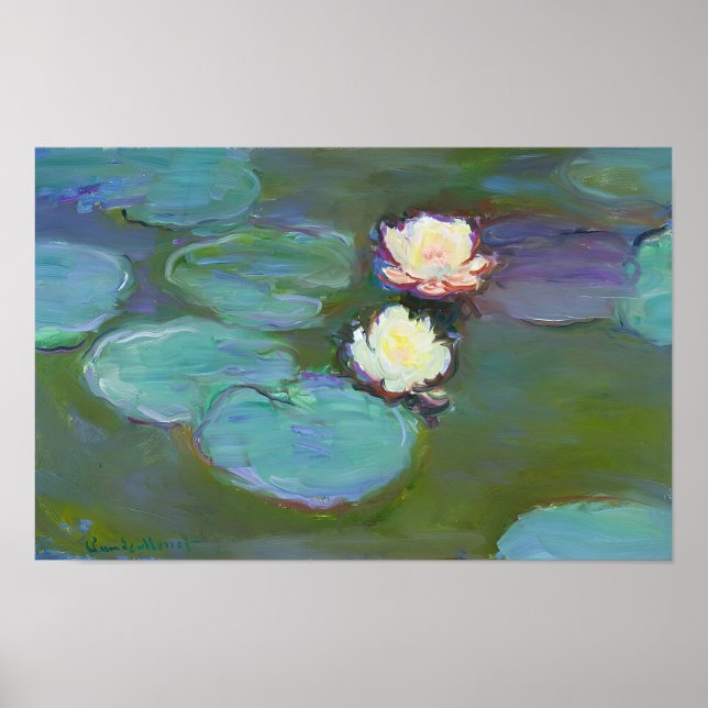 Claude Monet Kunstwerk Poster (Vorne)