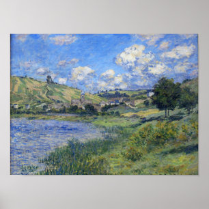 Claude Monet Kunstwerk, Vetheuil, Paysage, Poster