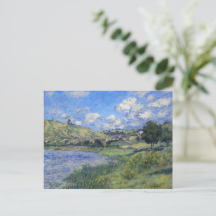 Claude Monet Kunstwerk, Vetheuil, Paysage, Postkarte