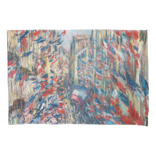 Claude Monet - La Rue Montorgueil - Paris Kissenbezug