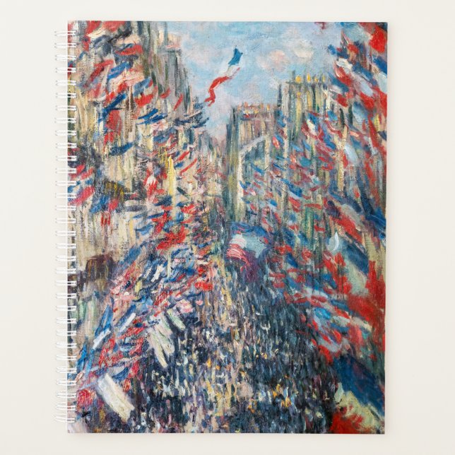 Claude Monet - La Rue Montorgueil - Paris Planer (Vorderseite)