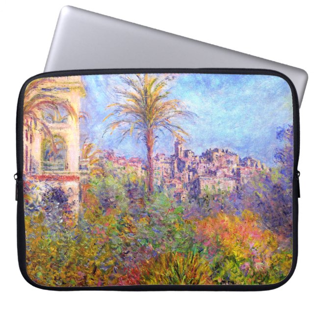 Claude Monet: Landhäuser bei Bordighera Laptopschutzhülle (Vorderseite)