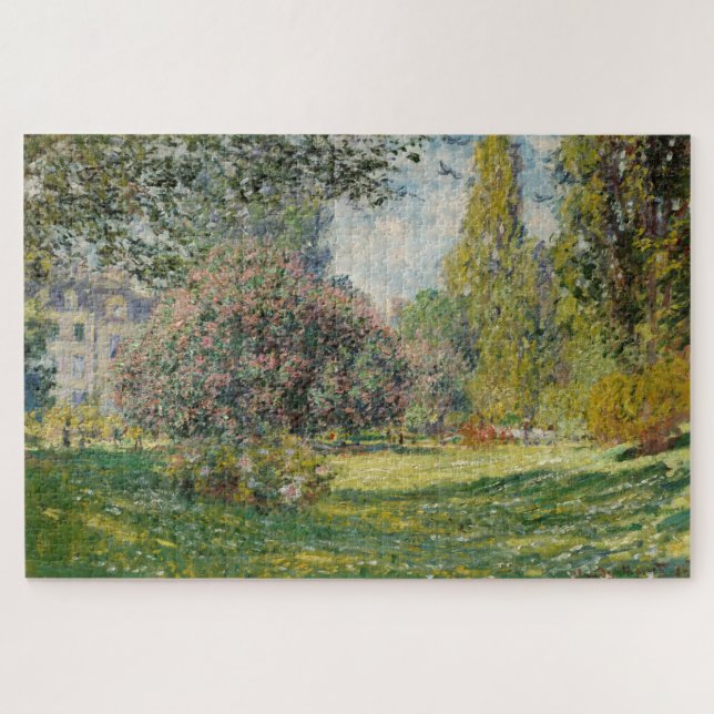 Claude Monet Landschaft – Der Parc Monceau (Horizontal)