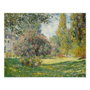 Claude Monet - Landschaft: Der Parc Monceau Fotodruck