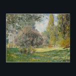 Claude Monet | Landschaft: Der Parc Monceau Postkarte<br><div class="desc">Landschaft Der Park Monceau von Claude Monet � Bridgeman Bilder</div>