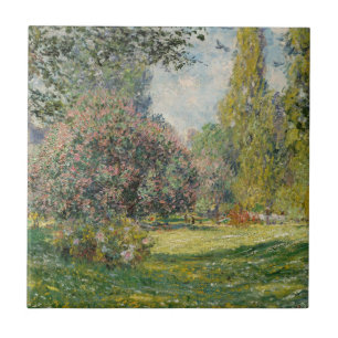 Claude Monet  Landschaft: Der Park Monceau Fliese