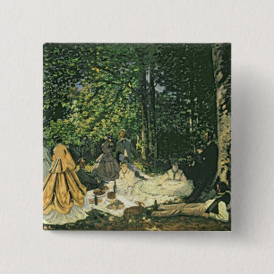 Claude Monet Le Dejeuner sur l'Herbe, 1865-1866 Button
