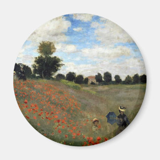 Claude Monet - Les Coquelicots Magnet