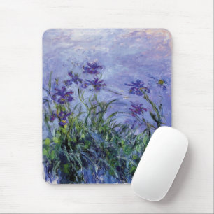 Claude Monet Lila Irises Mousepad