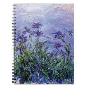 Claude Monet Lila Irises Notizblock
