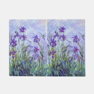Claude Monet - Lila Schwertlilien / Iris Mauves Fußmatte