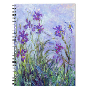 Claude Monet - Lila Schwertlilien / Iris Mauves Notizblock