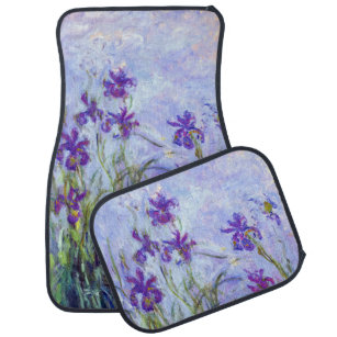 Claude Monet - Lilac Irises / Iris Mauves Autofußmatte