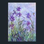 Claude Monet - Lilac Irises / Iris Mauves Einladung<br><div class="desc">Lilac Irises / Iris Mauves - Claude Monet,  1914-1917</div>
