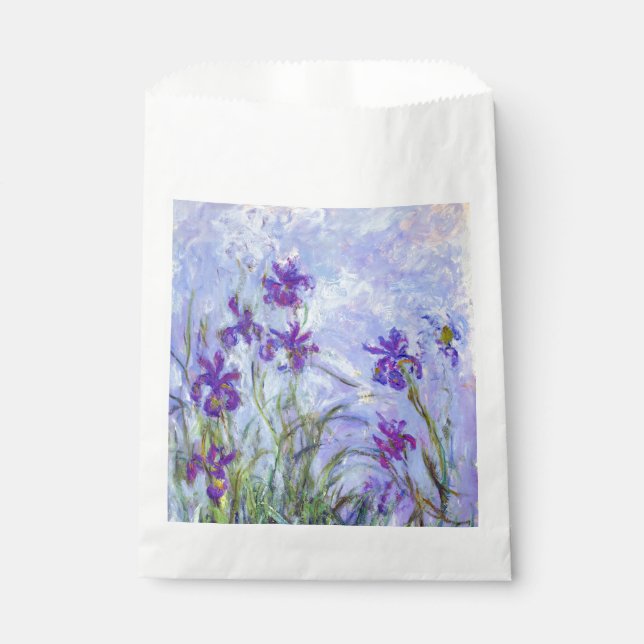 Claude Monet - Lilac Irises / Iris Mauves Geschenktütchen (Vorderseite)