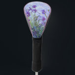 Claude Monet - Lilac Irises / Iris Mauves Golf Headcover<br><div class="desc">Lilac Irises / Iris Mauves - Claude Monet,  1914-1917</div>