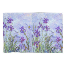 Claude Monet - Lilac Irises / Iris Mauves Kissenbezug