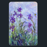 Claude Monet - Lilac Irises / Iris Mauves Magnet<br><div class="desc">Lilac Irises / Iris Mauves - Claude Monet,  1914-1917</div>