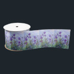 Claude Monet - Lilac Irises / Iris Mauves Satinband<br><div class="desc">Lilac Irises / Iris Mauves - Claude Monet,  1914-1917</div>