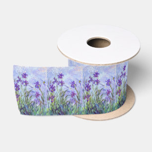 Claude Monet - Lilac Irises / Iris Mauves Satinband