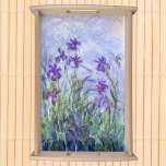 Claude Monet - Lilac Irises / Iris Mauves Serviertablett<br><div class="desc">Lilac Irises / Iris Mauves - Claude Monet,  1914-1917</div>