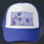 Claude Monet - Lilac Irises / Iris Mauves Truckerkappe<br><div class="desc">Lilac Irises / Iris Mauves - Claude Monet,  1914-1917</div>