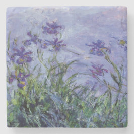 Claude Monet Lilac Irises Steinuntersetzer