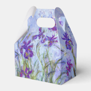 Claude Monet - Lilafarbene Schwertlilien / Iris Ma Geschenkschachtel