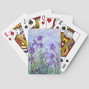 Claude Monet - Lilien-Iris / Iris Mauves Spielkarten